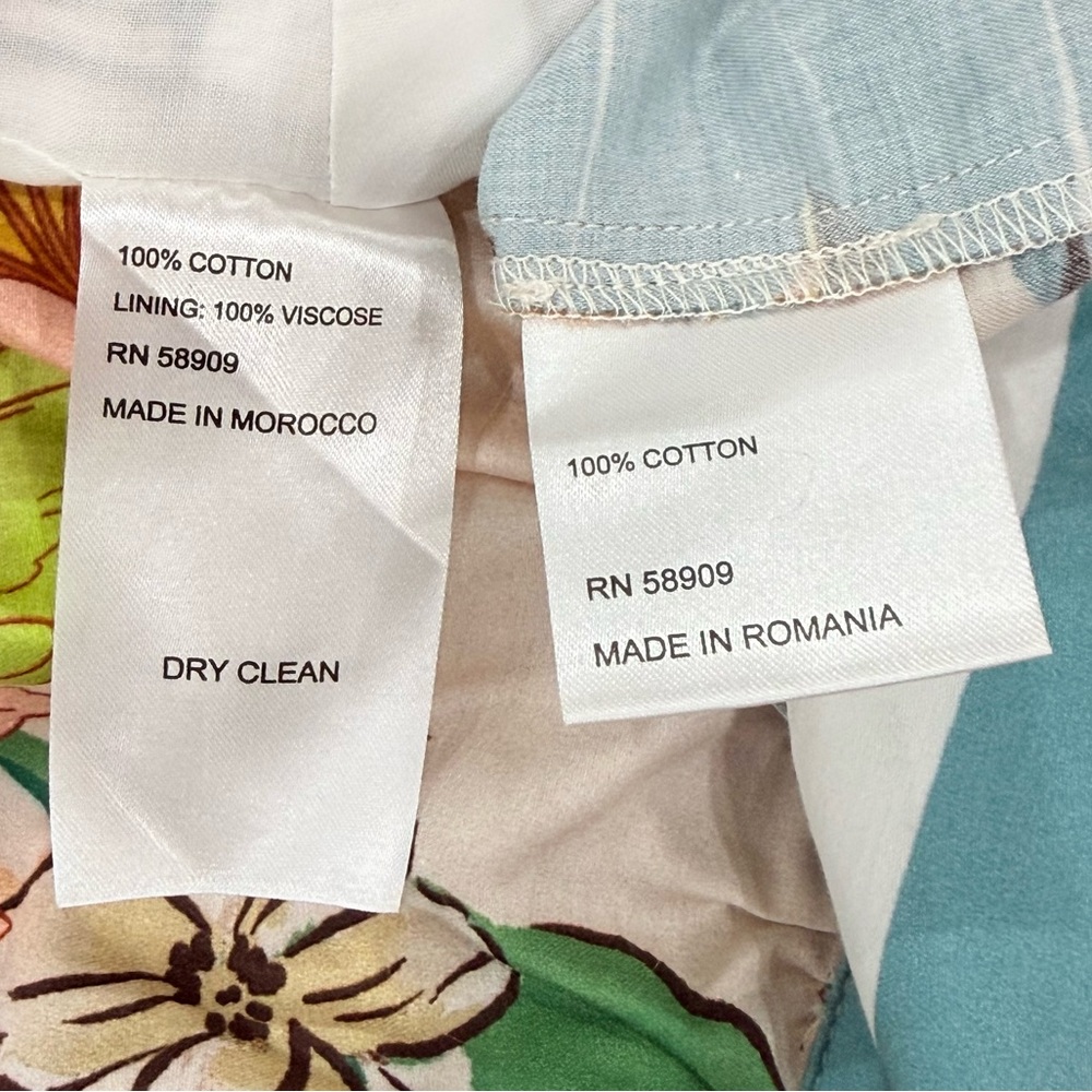 Antonio Melani NWT Evie Callista Ocean Blue Print Sleeveless Maxi Skirt Set $298 - Picture 13 of 16